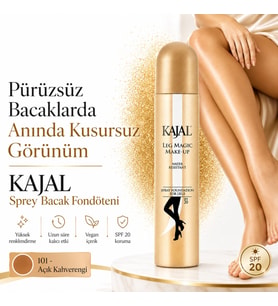 Sprey Bacak Fondöteni No:101 75 ml - Suya Dayanıklı Cilt Tonu Eşitleyici Spray On Leg Foundation