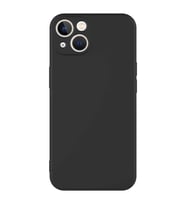 Apple iPhone 13 Mini Kılıf Özel Orijinal Lansman Serisi, İçi Kadife, Pürüzsüz Yumuşak ve Mat TPU Silikon (Siyah)