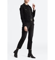 Levi's 501 Jean Kadın Siyah Crop Yüksek Bel Kot Pantolon - 36200-0085