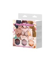 3 Boyutlu Titreşimli Suni Vajina Mastürbatör 3'lü Set - United Angels