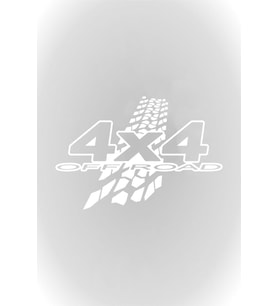 Off Road 4X4 Oto Sticker 25 Cm
