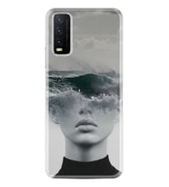 Vivo Y20 Kılıf Desenli Silikon Woman Maniplatiun 1361