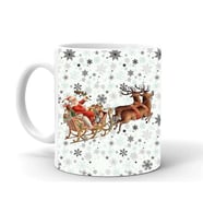 Yılbaşı Noel Temalı Baskılı Seramik Beyaz Kupa 14