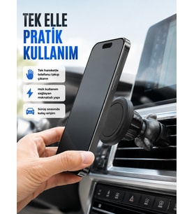 Güçlü Manyetik Araç İçi Telefon Tutucu Universal Telefon Standı