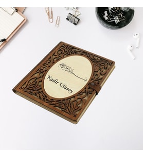 Çılgıntrend Kişiye Özel Besmele Tasarımlı Akordiyon Defter