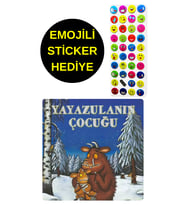 EMOJİLİ  STİCKER HEDİYE  - OKUL ÖNCESİ RESİMLİ KİTAPLAR  - YAYAZULANIN ÇOCUĞU