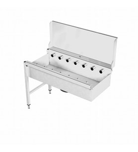 Electrolux Professional Derin Hazneli Ve Sırtlı Kısa Silindirli Konveyör, 1200 Mm HSSRDB12SB