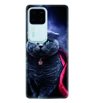 Vivo V30 Kılıf Silikon Desen Özel Seri Super Cat 1666