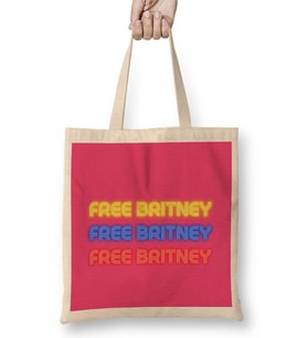 Free Britney Free Britney Spears Bez Çanta Uzun Saplı