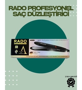 Rado Rd-446 - Titanyum Seramik, 2.5 Metre Kablo, Hızlı Isınan Saç Düzleştirici
