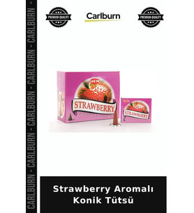 Özel Üretim çilek kokulu koku aromatik oda kokusu rahatlatıcı Strawberry Aromalı Konik Tütsü