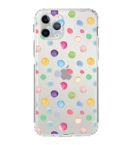 PrintiFy iPhone 11 Pro Max ile Uyumlu Water Color 6  Kamera Korumalı Şeffaf  Kılıf