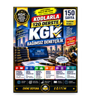 KODLARLA 120 DERSTE KGK BAĞIMSIZ DENETÇİLİK – 150 SAYFA TAMAMI RENKLİ