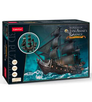 CubicFun Queen Anne's Revenge 3D Puzzle 293 Parça LED Işıklı