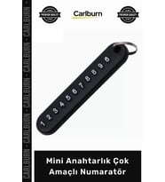 #Numaratör Kompakt Güvenli Akıllı Kayıp Önleyici Telefon Mini Anahtarlık Çok Amaçlı Numaratör