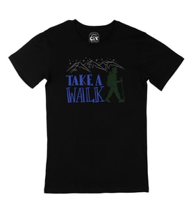 Taka A Walk Siyah Tişört