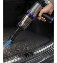 Taşınabilir Oto Süpürge 220W Turbo Güçlü Metal HEPA Filtreli Kablosuz Süpürge