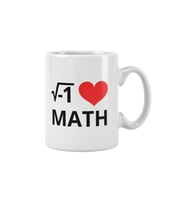 I Love Math Matematik Öğrenci Hediye Baskılı Kupa Bardak