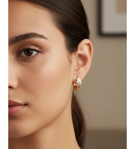 Xuping Gold Taşlı Mini Küpe - 25-xpkp179