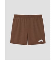 LCW Young Kahverengi Baskılı Kadın Şort Pijama Altı