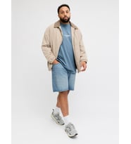 JACK JONES Erkek Battal Boy Büyük Beden Kot Şort 12291930