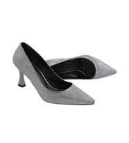 Prego (Park Moda) Kadın Stiletto Ayakkabı PLATİN