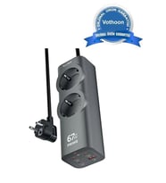 67w Hızlı Şarjlı Akıllı Çoklu Priz - 2000w Güç, 2 Usb-c + 2 Usb-a Çıkışlı, Telefon & Laptop Uyumlu