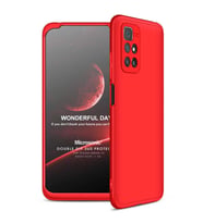Microsonic Xiaomi Redmi 10 2022 Kılıf Double Dip 360 Protective Kırmızı