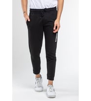Erkek Basic Regular Fit Brooklyn Baskılı Eşofman Altı SPR22EA203 (Siyah)