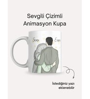 Sevgili Çizimli Kupa No:6