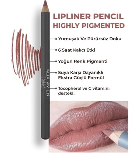 Uzun Süre Kalıcı Dağılma Yapmayan Nemlendirici Dudak Kalemi - Lipliner Pencil 20 Dusty Plum
