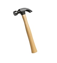 Beylini 320GR Profesyonel Ahşap Saplı Claw Çekiç 12 cm Çelik Baş Ergonomik Çivi Sökme Çakma Ergonomik Dayanıklı