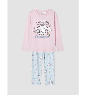 LCW Kids Pembe Cinnamoroll Bisiklet Yaka Kız Çocuk Pijama Takım