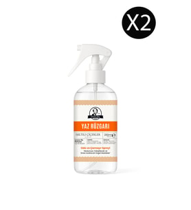 Yaz Rüzgarı Parfümlü Oda ve Çamaşır Spreyi Ortam Ve Araba Kokusu Odunsu Woody Room Spray 250ml x 2
