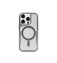 Newface Apple iPhone 12 Kılıf Boyi Magsafe Silikon Kapak - Yeşil