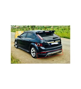 Ford Focus 2.5 Hb Rs Arka Tampon Eki Fiberglass Boyasız