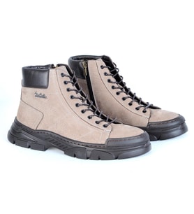 Pierre Cardin 411268 Exclusıve Nubuk %100 Deri Erkek Bot (Kum Beji)