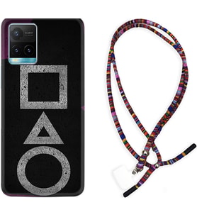 Vivo Y11S Y21S Y20 Y20S Y70 Kılıf Boyun Asklı Rasta Silikon Game Begin 1799