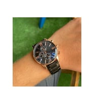 erkek  Çelik kasa analog Kol Saati