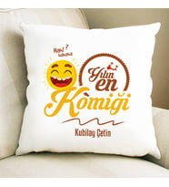 Kişiye Özel Yılın En Komiği İsme Özel Yastık