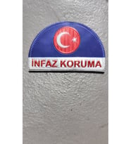 ''İNFAZ KORUMA'' Ceza ve Tevkifevleri Arması 3d Plastik, 2025 Yeni Tip, Cırtlı, 1. Kalite (Çok Renkli)