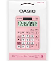 Casio MX12BPK Pembe Masaüstü Hesap Makinesi