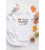 Özel Tasarım Lisanslı Annemin Kahveye Ihtiyacı Var Bebek Body Anne Bebek Badi Zıbın