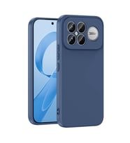 Xiaomi Poco F8 Ultra Kılıf Lansman Tasarım İç Yüzeyi Kadife Silikon (Lacivert)