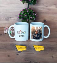 Eczacı Kupa Bardak Beyaz Fotoğraflı Eczacıya Hediye Eczacılar Günü Hediyesi
