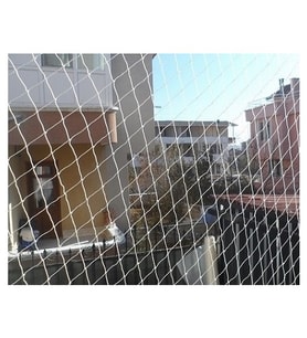 Balkon 2,5x4 Metre Kuş Kedi Filesi Koruma Güvenlik Engelleme Ağı 2,5cm Göz Aralık 9numara ip