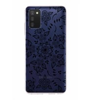 Samsung Galaxy A03s  Kapak Nostalji Desen Tasarımlı Şeffaf Silikon Kılıf
