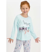 Roly Poly 1742 Garson Boy Uzun Kollu Kız Çocuk Pijama Takımı