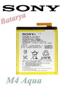 Sony M4 Aqua Batarya Sony E2303 LIS1576ERPC Uyumlu Yedek Batarya