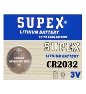 Supex Para Pil 3v Cr 2032 - 2 adet